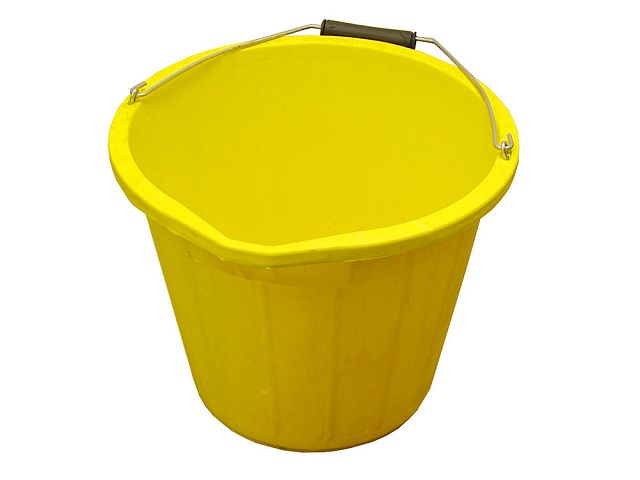 Faithfull 14 Litre Yellow Bucket