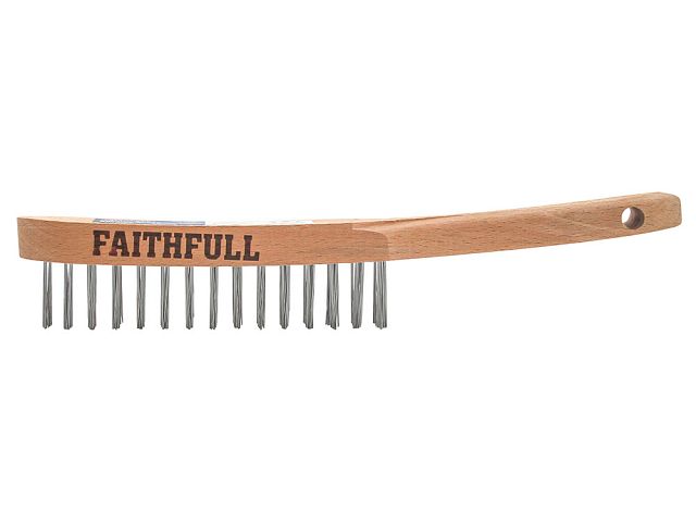 Faithfull Lightweight Scratch Brush Two Row