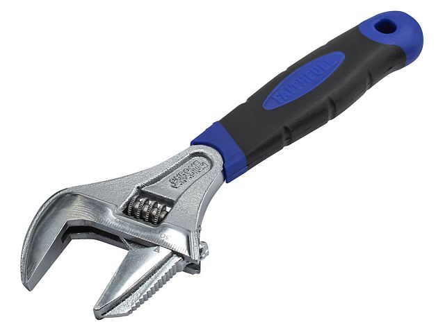 Faithfull Adjustable Spanner Wide Mouth - 46mm Capacity