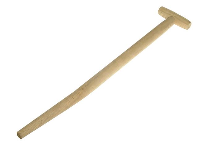 Details about   1 Spade Handle Straight Wood Handle T-Handle 115 cm Long Ø 36 mm Beech Tapered Shape show original title 