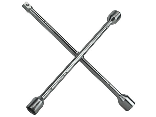 Faithfull Four Way Wheel Brace - Chrome