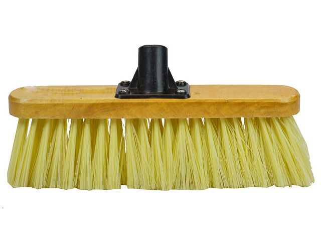 Faithfull Soft PVC Cream Broom Head 300mm Threaded