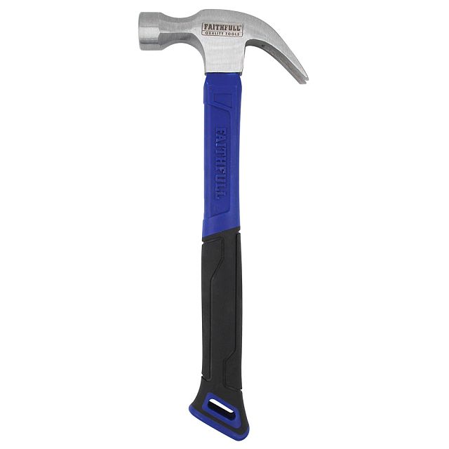 Faithfull Claw Hammer Fibreglass Shaft 567g (20oz)