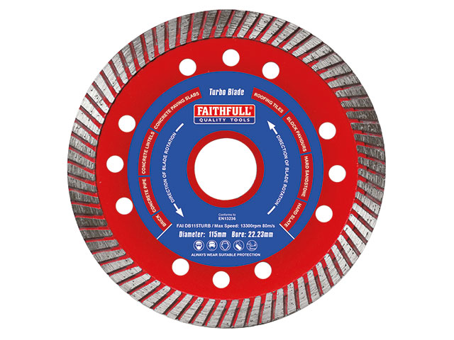 Faithfull Turbo Series Diamond Blades