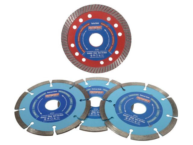 115mm Diamond Blade Set - 4 Piece
