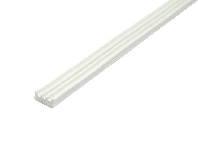 Faithfull EPDM Draught Excluder W Profile White 9 x 3.5mm
