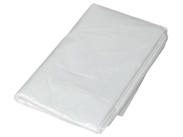 Faithfull Polythene Dust Sheet 3.6M x 2.7M - Light-Duty 17 Micron