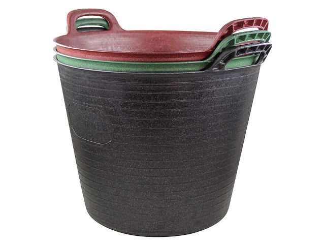 Faithfull Eco Flex Tub 25L Triple Pack
