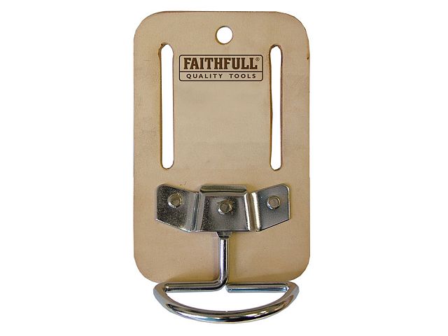 Faithfull Swivel Hammer Holder (Belt Fitting) - Tan Leather