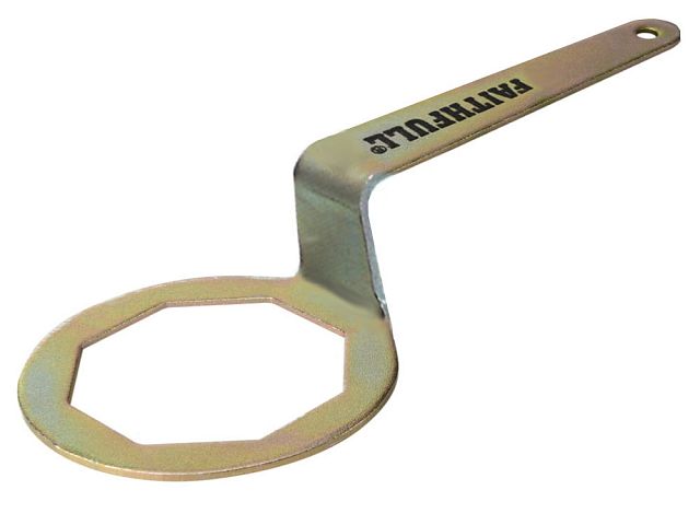Faithfull Immersion Heater Spanner - Cranked