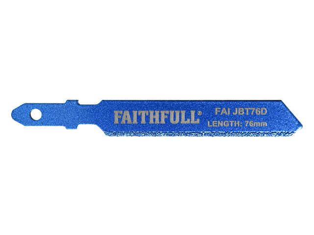 Faithfull Jigsaw Blade Diamond Grit 76mm