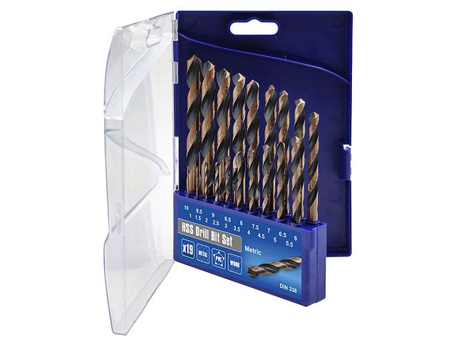 Faithfull HSS Drill Bit Set (x19) 1 - 10mm