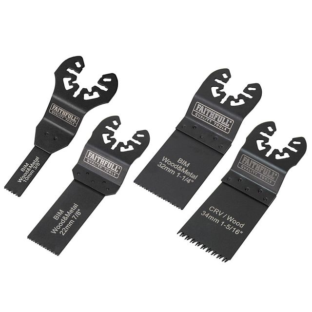 Faithfull Multi Tool Blade Set - 8 Piece