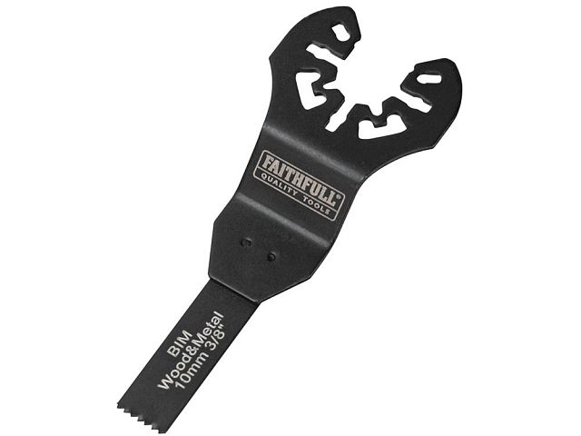 Faithfull Flush Cut Wood-Metal Blade 10mm Bi-Metal