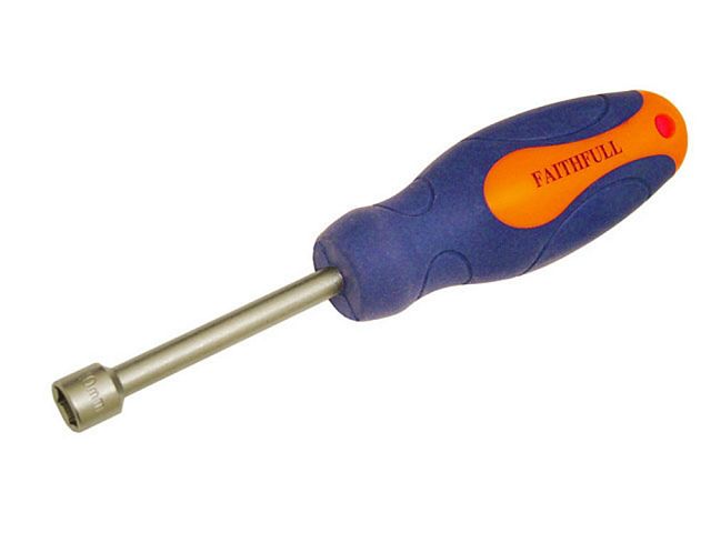 Faithfull Soft-Grip Nut Spinners - Orange Handle