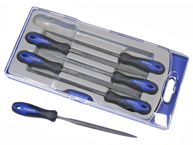 Faithfull Precision Needle Rasp Set - 6 Piece