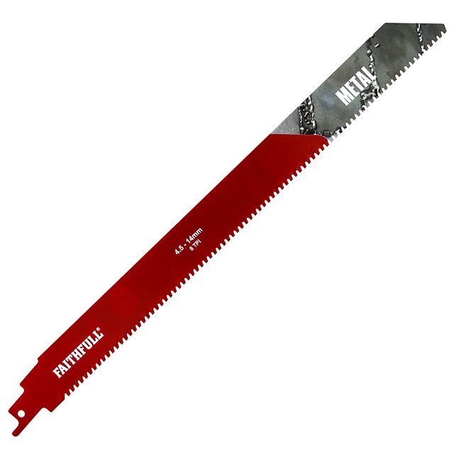 Faithfull Carbide Sabre Saw Blade - 8tpi - 304mm