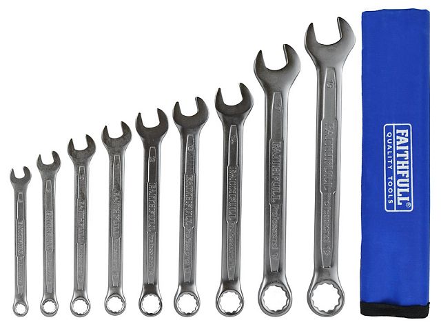 Combination Spanner Set - 9 Piece
