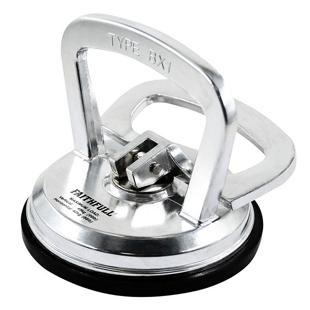 Faithfull Single Pad Aluminium Pro Suction Lifter