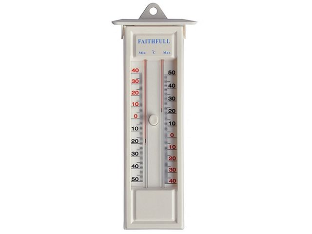 Thermometer Press Button Max-Min