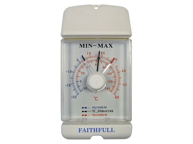 Faithfull Dial Max-Min Thermometer