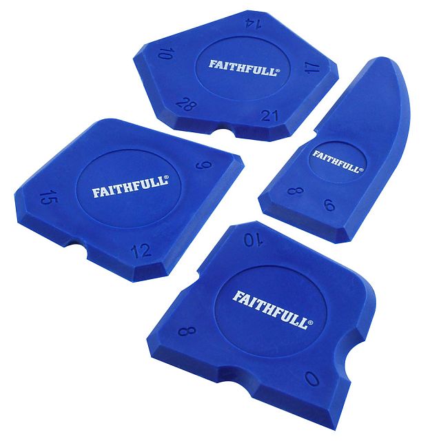 Faithfull Profiling Tool Kit - 4 Piece