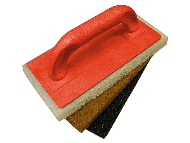 Faithfull Scouring Pad Holder with Pads