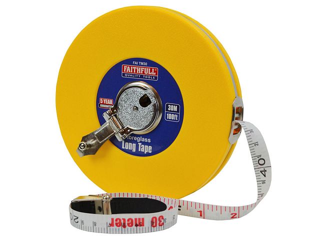 Fibreglass Tapes - Enclosed ABS Case - Claw End