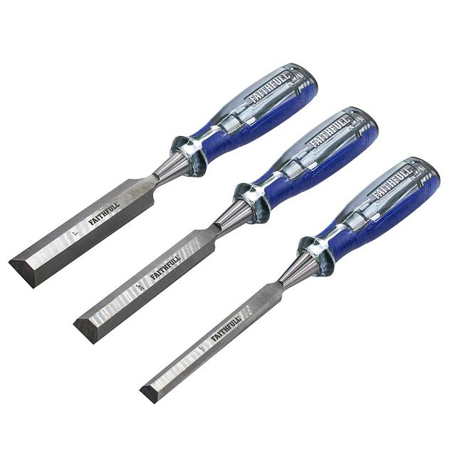 Faithfull Chisel Set in Wallet - 3 Piece