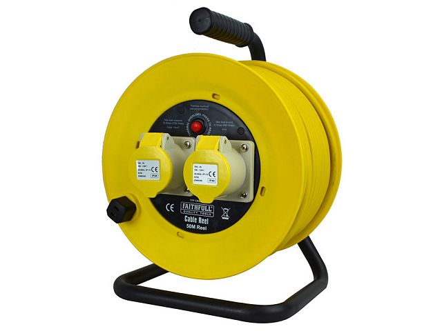 Cable Reel 110V 50M 16A