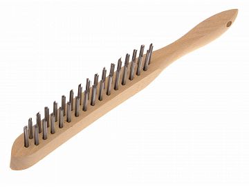 Heavy-Duty Scratch Brush 2 Row