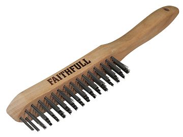 Heavy-Duty Scratch Brush 4 Row