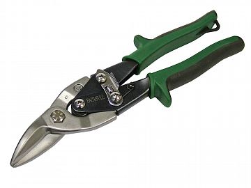 Compound Aviation Snips-Green Right Cut