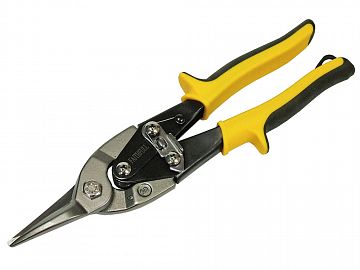 Compound Aviation Snips-Yellow Straight Cut