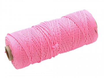 Hi-Vis Nylon Brick Line 100M - Pink