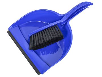 Plastic Dustpan and Brush Set