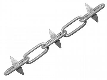 Galvanised Spike Chain 5M Box x 6mm