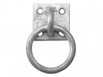 Ring On Plate - Galvanised