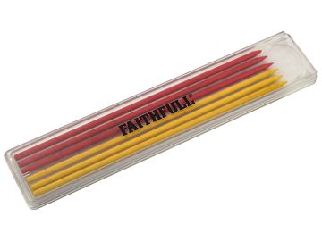 Pencil Marking Set Refill Pack x 6 (3 Red , 3 Yellow)