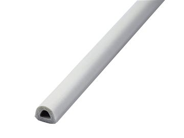 EPDM Draught Excluder D Profile White 9 x 7.5mm