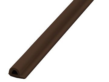 EPDM Draught Excluder P Profile Brown 9 x 5.5mm