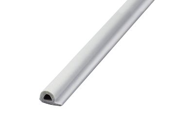 EPDM Draught Excluder P Profile White 9 x 5.5mm