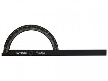 Prestige Angle Gauge Black Aluminium 150 x 270mm
