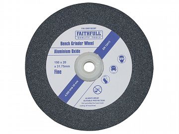 Faithfull General Purpose Grinding Wheel 125 x 13mm Fine Alox FAIGW12513F 