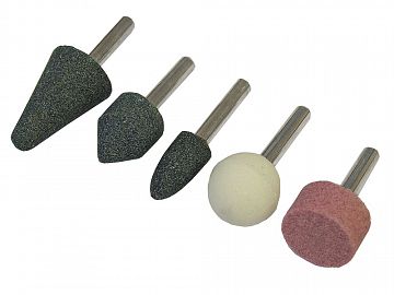 Mini Mounted Grinding Stone Set - 5 Piece