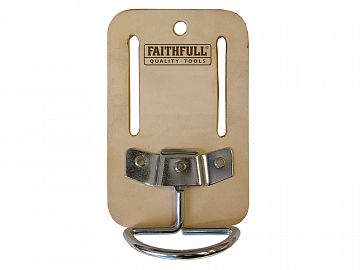 Swivel Hammer Holder (Belt Fitting) - Tan Leather