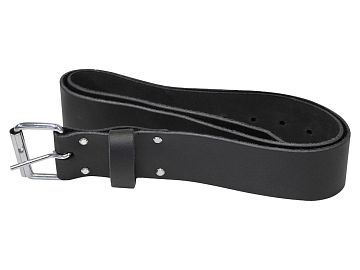 Heavy-Duty Leather Belt 45mm (1.3/4in) Wide - Black
