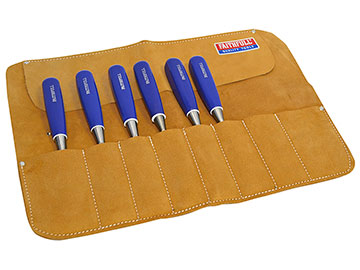 Leather Chisel Roll - 8 Pocket