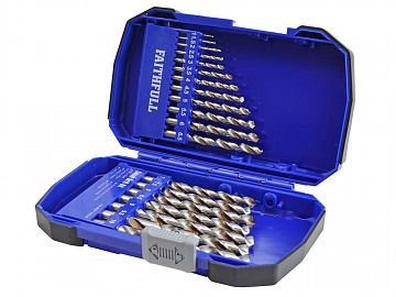 HSSE M35 Cobalt Drill Bit Set (x19) 1-10mm