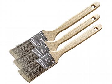 Tradesman Synthetic Sash Paint Brush Set  - 3 Piece (38, 50, 63mm)